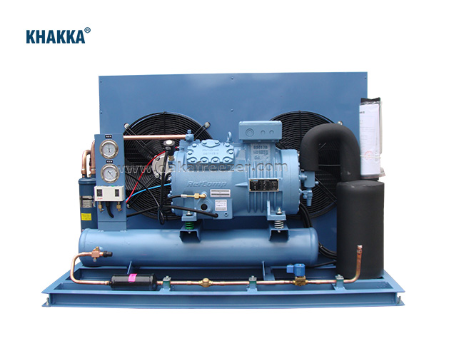 KHAKKA商用冷庫制冷機(jī)組SP4HF1000萊富康風(fēng)冷機(jī)組