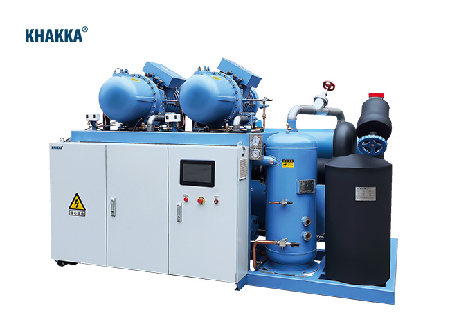KHAKKA萊富康低溫螺桿機組SW3L8000×2機并聯(lián)